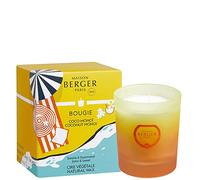 Maison Berger Paris - Bougie Parfumée - Collection Blissful - Parfum Coco Monoï, Weiß/Orange/Gelb