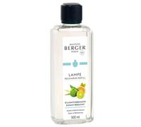 Maison Berger - Éclatante Bergamote - Recharge Huile Parfumée Prête à l'emploi pour Lampe Berger - Purifie et Désodorise l'Air - Diffusion Longue Durée (500ml) - Fabriqué en France