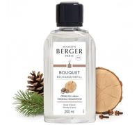 MAISON BERGER Recharge Bouquet Parfumé Cèdre du Liban 200 ml | Recharge Cèdre du Liban 200 ml pour bouquet parfumé, diffusion continue environ 4 semaines, sans flamme