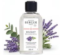 MAISON BERGER - Recharge Bouquet Champs de Lavande - pour Diffuseur Parfum Maison - Parfum à Diffusion Longue Durée, Douce et Continue - 200 ML