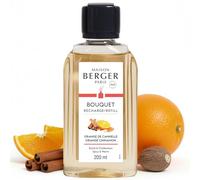 Maison Berger - Recharge Bouquet Parfumé Orange de Cannelle - Parfum d’intérieur pour la maison 200 ml - Fabriqué en France - Diffusion Longue Durée, Douce et Continue