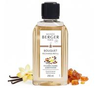 Maison Berger - Recharge Bouquet Parfumé Poussière d'Ambre - Parfum d’intérieur pour la maison 200 ml - Fabriqué en France - Diffusion Longue Durée, Douce et Continue