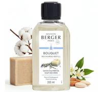 Maison Berger - Recharge Bouquet Parfumé Savon d'Autrefois - Parfum d’intérieur pour la maison 200 ml - Fabriqué en France - Diffusion Longue Durée, Douce et Continue