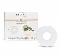 Maison Berger Recharge Diffuseur Nomade - Céramique Longue Durée 6 à 8 Semaines sans Fuite, Facile à remplacer, Ambiance parfumée Durable (Fleur de Citronnier)