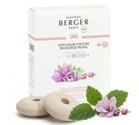 Maison Berger Paris – Recharges voiture – Sous les Magnolias – Lot de 2 – Céramique 4–6 semaines