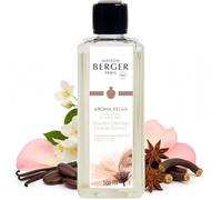 MAISON BERGER - Aroma Relax - Recharge Huile Parfumée Prête à l'emploi pour Lampe Berger - Purifie et Désodorise l'Air - Diffusion Longue Durée (500ml) - Fabriqué en France