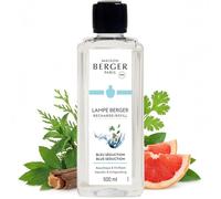 Maison Berger Paris – Recharge Lampe Berger Bleu Séduction – Notes marines, encens, jasmin – 500 ml