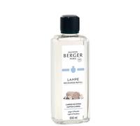 Maison Berger - Recharge Lampe Berger Caresse de Coton - Prête à l'emploi - Parfume et Purifie - Diffusion Fine, Homogène et Longue Durée - 500ml