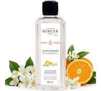 Maison Berger Recharge Fleur d'Oranger 500ml, Parfum floral, notes vertes, Neroli, anti-odeurs