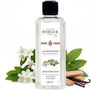 MAISON BERGER - Recharge Lampe Berger Home Sweet Home 500 ML - Cannelle, Œillet, Jasmin - Parfum boisé, Floral, Gourmand, musqué, Oriental - Anti-odeurs - Fabriqué en France