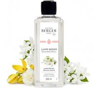 Maison Berger - Recharge Lampe Berger Jasmin Précieux - Prête à l'emploi - Parfume et Purifie - Diffusion Fine, Homogène et Longue Durée - 500ml