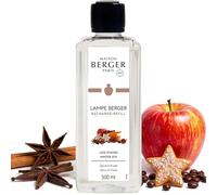 MAISON BERGER - Recharge Lampe Berger Joie d'hiver 500 ML - Pomme, Cannelle, Clou de Girofle - Parfum Gourmand - Anti-odeurs - Fabriqué en France