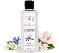 MAISON BERGER - Recharge Lampe Berger Liliflora 500 ML - Magnolia Liliflora, Fleur d'Oranger, Jasmin - Parfum boisé, Floral, Gourmand, Oriental - Anti-odeurs - Fabriqué en France