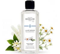 MAISON BERGER - Recharge Lampe Berger Musc Cocoon 500 ML - Camomille Romaine, Muscs Blancs, Fleur d'Oranger - Parfum musqué - Anti-odeurs - Fabriqué en France