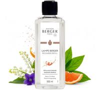 MAISON BERGER - Recharge Lampe Berger Pétillance Exquise 500 ML - Patchouli, Rose, Muguet - Parfum boisé, Floral, fruité, musqué - Anti-odeurs - Fabriqué en France