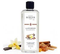 MAISON BERGER - Recharge Lampe Berger Poussière d’Ambre 1 Litre - Ambre & Vanille - Parfum Oriental Chaleureux & Enveloppant - Neutralisation des odeurs - Fabriqué en France