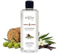 MAISON BERGER - Recharge Lampe Berger sous l’Oliveraie 1 Litre - Bois d’Oud & Olivier - Parfum boisé Intense & méditerranéen - Neutralisation des odeurs - Fabriqué en France