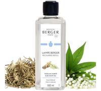 MAISON BERGER - Recharge Lampe Berger Thé Blanc Pureté 500 ML - Thé Blanc, Muguet, Rose - Parfum Floral, musqué - Anti-odeurs - Fabriqué en France