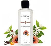 MAISON BERGER - Recharge Lampe Berger Velours d'Orient 500 ML - Fleur d'Oranger, Poivre Rose, Vanille - Parfum Floral, Gourmand, Oriental - Anti-odeurs - Fabriqué en France