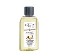 MAISON BERGER - Recharge pour Bouquet Parfumé et Diffuseur de Parfum - Diffusion Longue Durée, Douce et Continue - 200ml (Poussière d'Ambre)