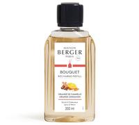 MAISON BERGER - Recharge pour Bouquet Parfumé et Diffuseur de Parfum - Diffusion Longue Durée, Douce et Continue - 200ml (Orange de Cannelle)