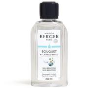 MAISON BERGER - Recharge pour Bouquet Parfumé et Diffuseur de Parfum - Diffusion Longue Durée, Douce et Continue - 200ml (Bleu Séduction)