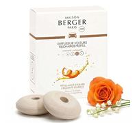 Maison Berger - Recharges Diffuseur Voiture Pétillance Exquise - Lot de 2 Recharges Céramiques Diffuseur Voiture, Diffusion Passive 4 à 6 Semaines, Fabriqué en France