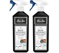 MAISON BRIOCHIN - Mousse Nettoyante Multi-Usages au Bicarbonate - Nettoie et désodorise toutes les surfaces - Certifiée Éco-conçu - Formule sans rinçage - Fabriquée en France - 750 ml (Lot de 2)