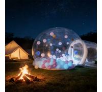 Maison bulle gonflable transparente, tente gonflable, décorations de fête, camping observation des étoiles, souffleur gratuit - Produits en stock UE 4MDia-13ft