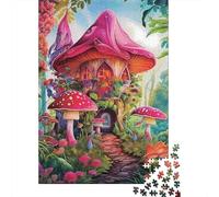 Maison Champignon féerique Puzzle 1000 Pièces pour Adultes Et Enfants De Qualité Supérieure Jeu D'Intelligence 38x26cm/1000pcs