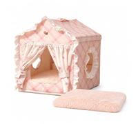 Maison Chat Princesse, Lit Douillet, M | Matériaux respirants, Repaire douillet, Séjour confortable, Pour personnes organisées