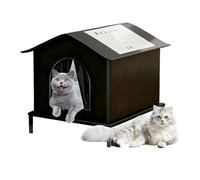 Maison Chats Extérieur,Grand Refuge Étanche - Maison D'hiver Chats Isolé,Pour Animaux Intérieur Jardin Patio Patio Porche Balcon Pelouse Appartement