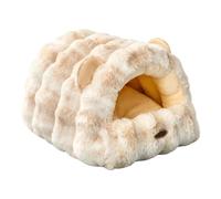 Maison chaude en peluche pour chat - Nid fermé par temps froid | Lit pour animal domestique par temps froid pour parents, dresseurs, amoureux des animaux, maison, bureau, chambre, salon