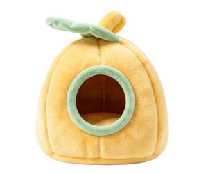 Maison chaude pour chinchilla, mignon, portable, antidérapant | Lit pour furet - Accessoire pour cage à hamster - Pour gerbille, lapin, perroquet, maison, balcon, salon, extérieur, voyage