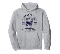 Maison Classique du Loup Gris - Parc National de Yellowstone Sweat à Capuche