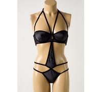 maison close lingerie femme de couleur noir 85C