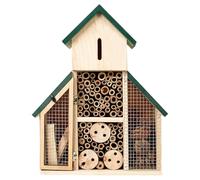 Maison coccinelle pour jardin | Maison coccinelle en bois à suspendre | Maison décorative multi-habitats pour cour, abri de jardin pour coccinelles, ailes de dentelle, abeilles