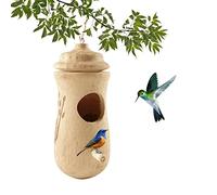 Maison Colibri | House Hummingbird Nesting House Suspendue - 2023 Nouvelles maisons d'oiseaux Humming pour jardins, balcons Delr
