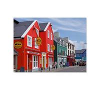 Maison colorées, Dingle Town, péninsule de Dingle, République d’Irlande，Puzzle Jouets 1000 Pièces Puzzles Puzzle Créatif Jouets Éducatifs Adultes pour Enfants Jeu De Puzzle Adulto（75x50cm）-AT62