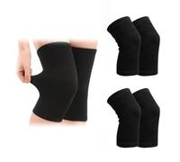 Maison Compresse Genouillère Jour & Nuit-Compression Douce | Unisexe,Genouillère Respirante et Élastique en Tissu Maille,pour Course,Basketball,Yoga et Tous Les Sports