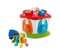 Maison Cottage des Animaux avec cles 2 en 1 - trieur, Boite a Formes Bebe - Set Jouet d'eveil 1er Age + 1 Carte