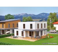Maison cube Lina avec terrasse KIBRI 38339 - HO 1/87