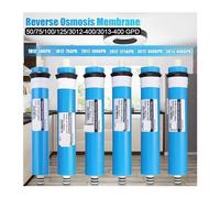 Maison cuisine osmose inverse RO Membrane remplacement système d'eau filtre purificateur eau potable traitement 50/75/100/125GPD pour Toute la Maison(50GPD)