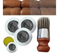 Maison culte maisonculte Revita/Pommade réparatrice pour Cuir et Meubles Pinceau applicateur Baume pour Cuir avec Brosse - Kit de réparation et Polissage pour Meubles