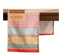 Maison d' Hermine Chemin de Table 100% Coton Simple Couche, 150 cm de Long, pour la Maison, la Cuisine, Les Repas, Les fêtes, Les Mariages, Printemps Été (Provence, 50 cm x 150 cm)