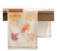 Maison d' Hermine Colors of Autumn Chemin de Table en 100% Coton pour fêtes dîner Jours fériés Cuisine Thanksgiving/Noël (50cm x 150cm)