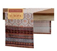 Maison d' Hermine Fair Isle Chemin de Table 100 % Coton pour fêtes, dîners, Vacances, Cuisine, Thanksgiving, Noël (50cm x 150cm)