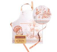 Maison d' Hermine Giving Thanks Tablier de cuisine 100% coton - Avec col réglable et poche centrale dissimulée - Longue cravate pour homme/femme (70cm x 85cm)