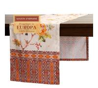 Maison d' Hermine Kelim - Prairie Chemin de Table 100 % Coton pour fêtes, dîners, Vacances, Cuisine, Thanksgiving/Noël (50cm x 150cm)