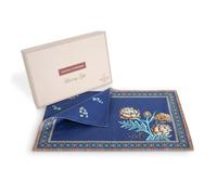 Maison d' Hermine Lot de 4 napperons décoratifs lavables en 100 % coton peigné pour salle à manger, buffets et mariages (33 x 48,3 cm)